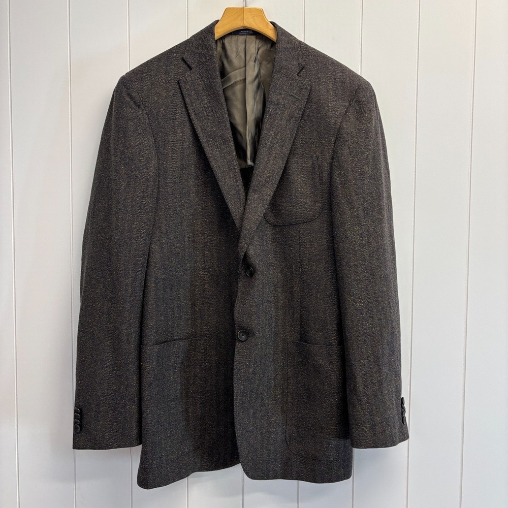 Hart Schaffner Marx Preppy Heritage Sport Coat Mens Size 42R Dark Academia USA